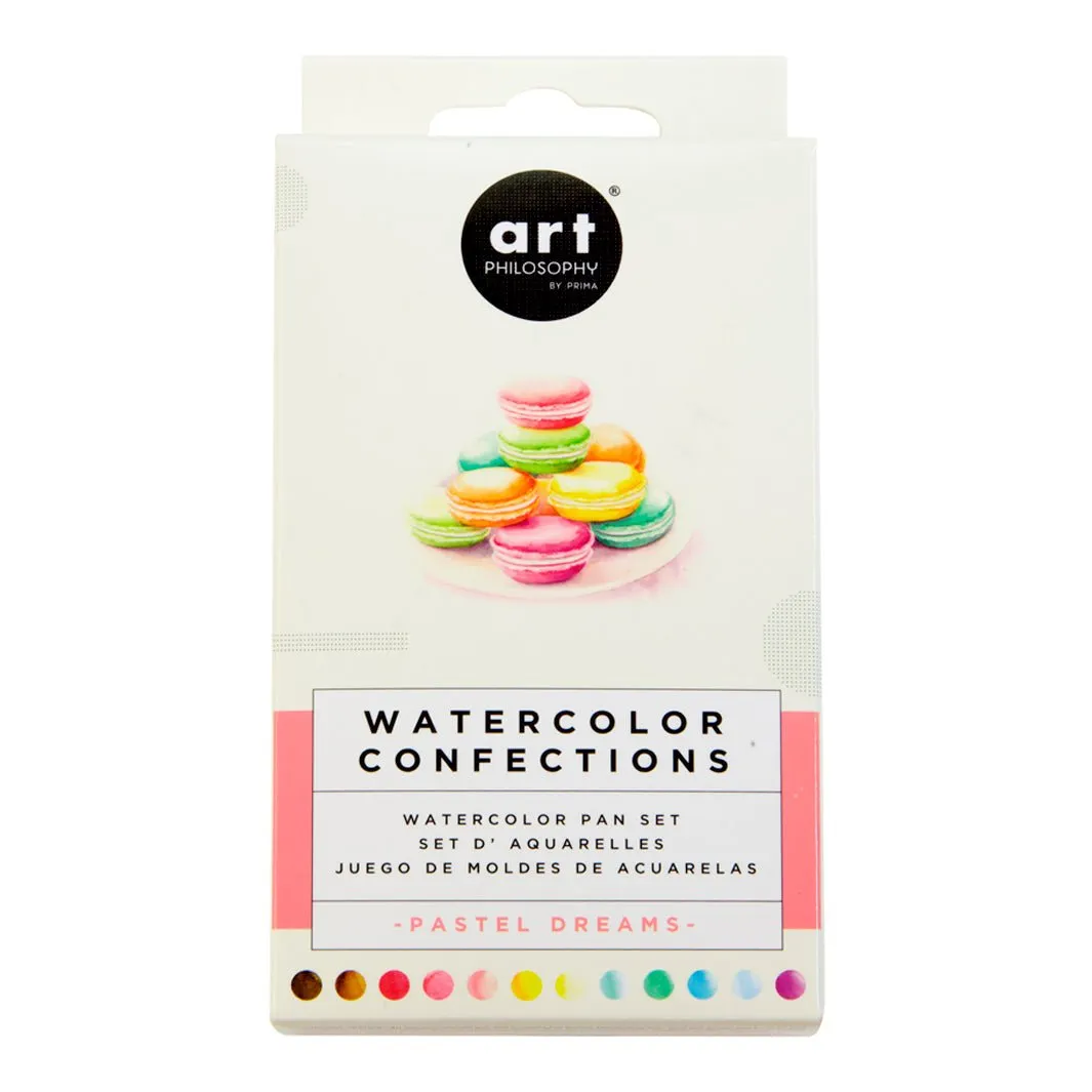 Acuarelas Art Philosophy Confections Pastel Dreams