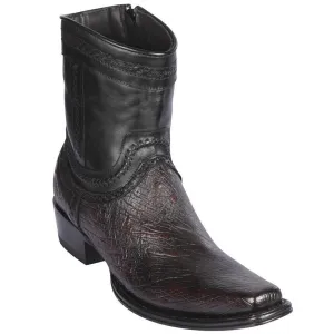 Botines de Panza de Avestruz Original Punta Europea LAB-76B9718