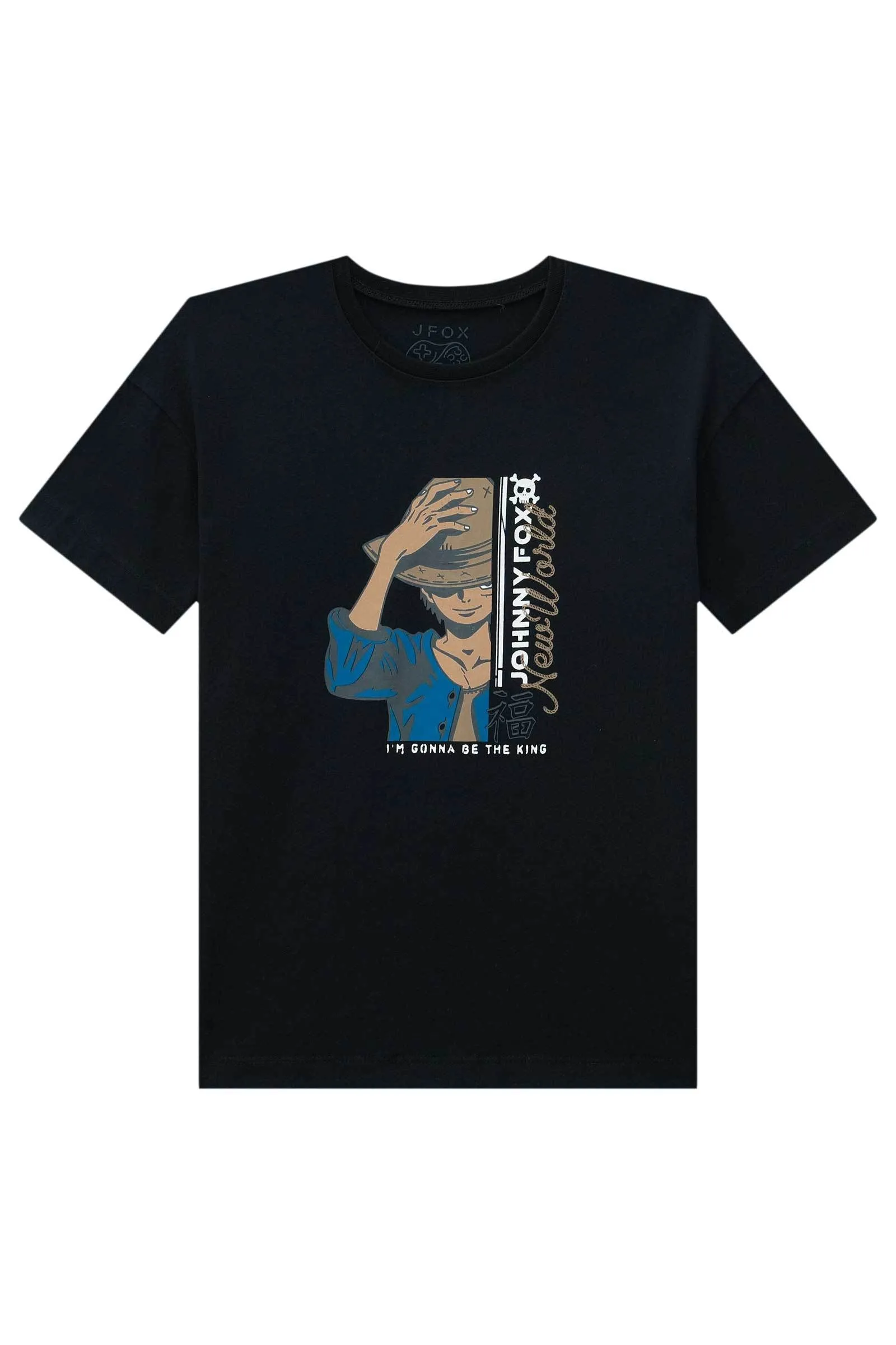 Camiseta em Meia Malha  76624 Johnny Fox