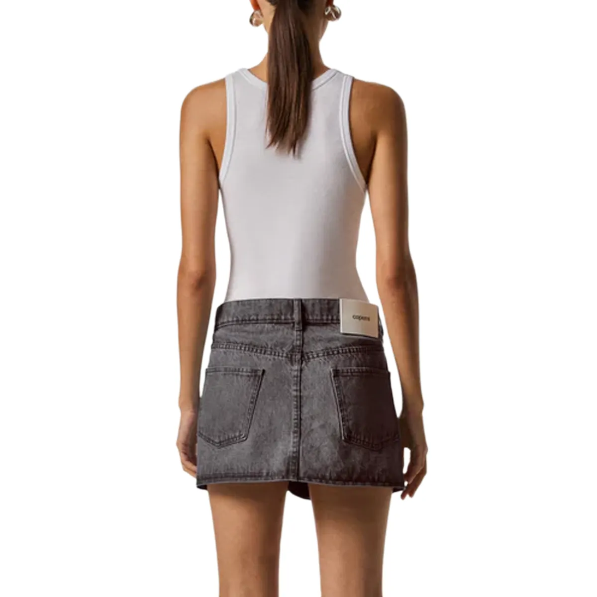 Denim Mini Skirt