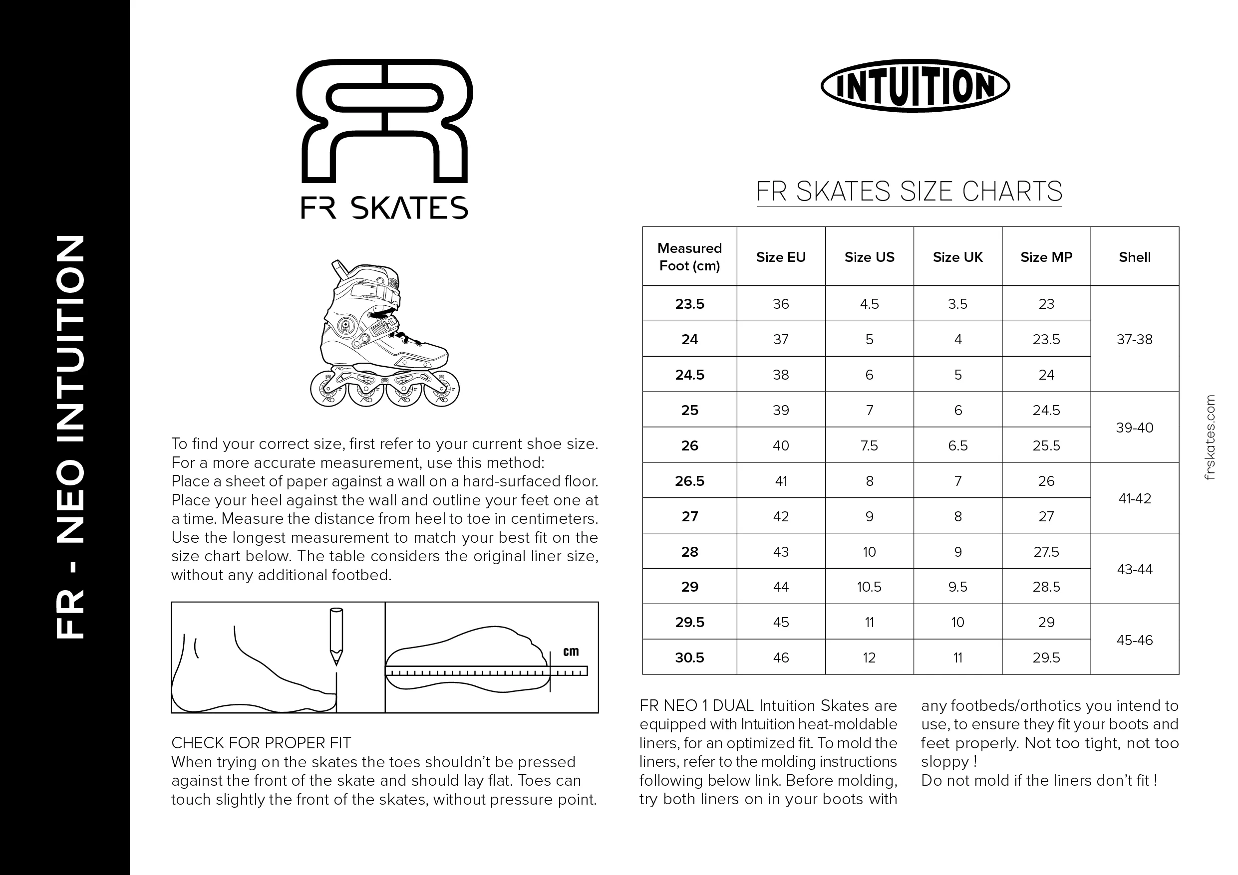 FR Skates Neo 1 80 intuition Black