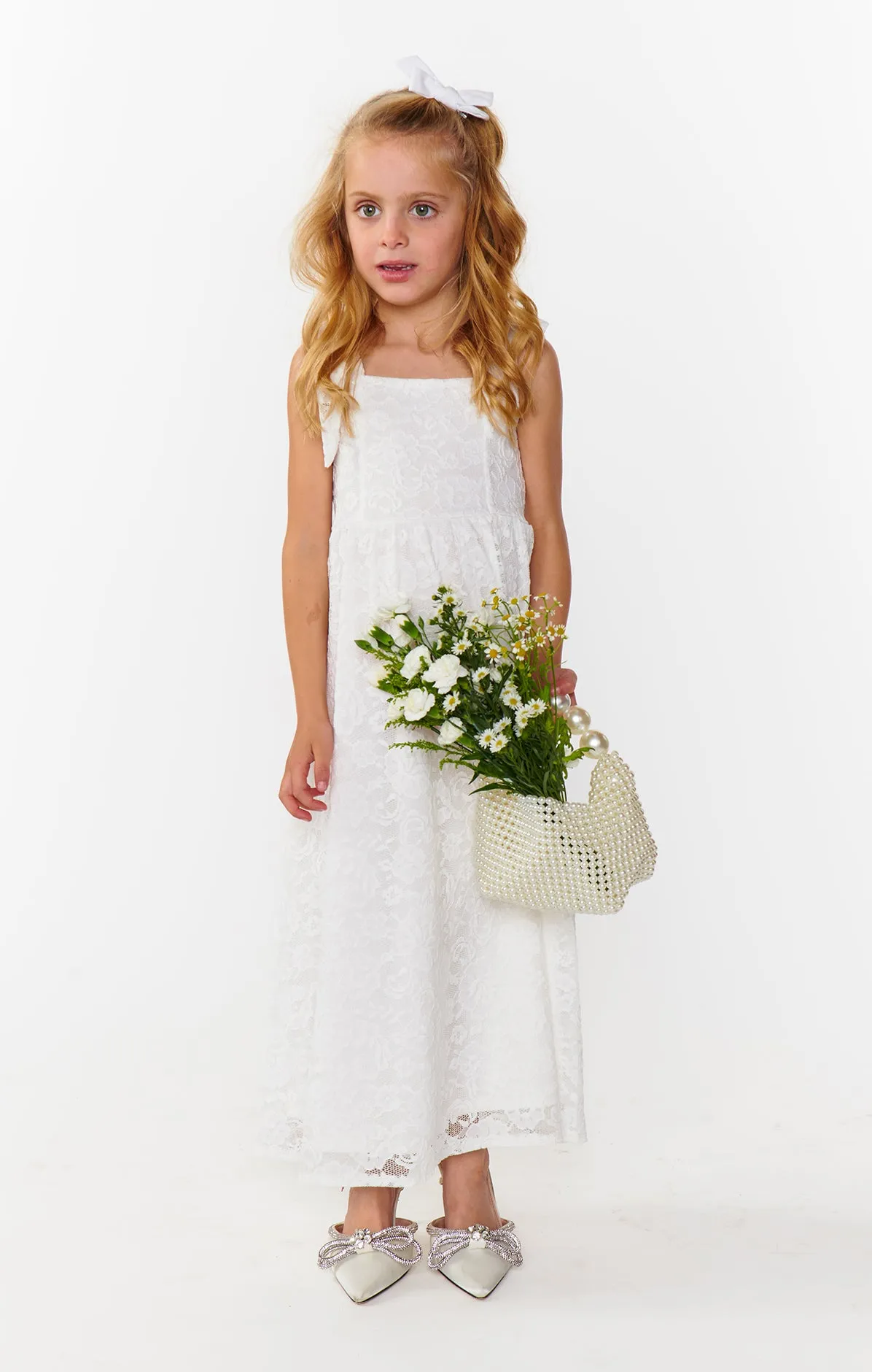 Little Claire Maxi ~ White Forever Lace