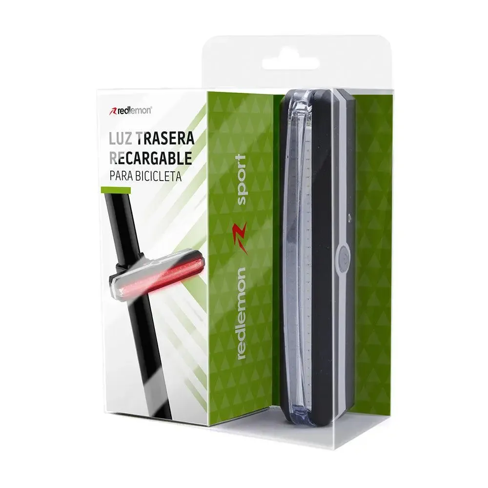 Luz Trasera para Bicicleta LED Recargable Impermeable