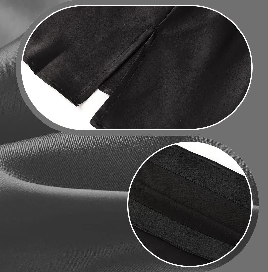 Mini Skirts for Women Satin Silk High Waist Elastic Split Slit Hem Bodycon Short Skirt