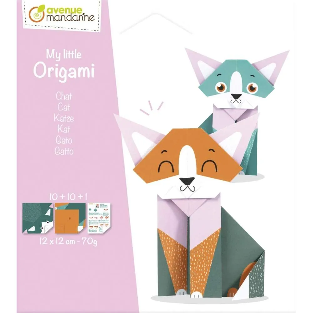 My Little Origami Gato Avenue Mandarine