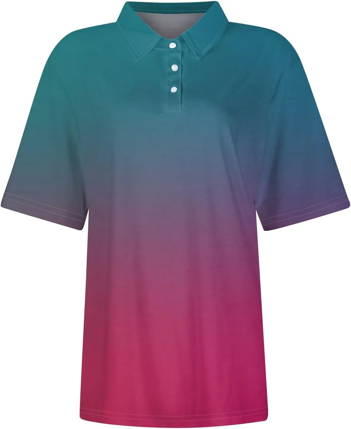 Polo Shirts for Women Short Sleeve Collared Tees Business Casual Button Down Blouses Summer Basic Tunic Tops 2025