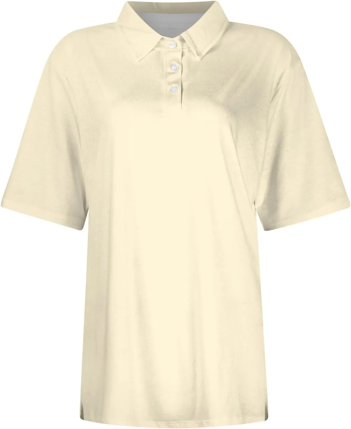 Polo Shirts for Women,2024 Summer Trendy American Flag Print 4Th of July Tops,Button V Neck Short Sleeve T-Shirts