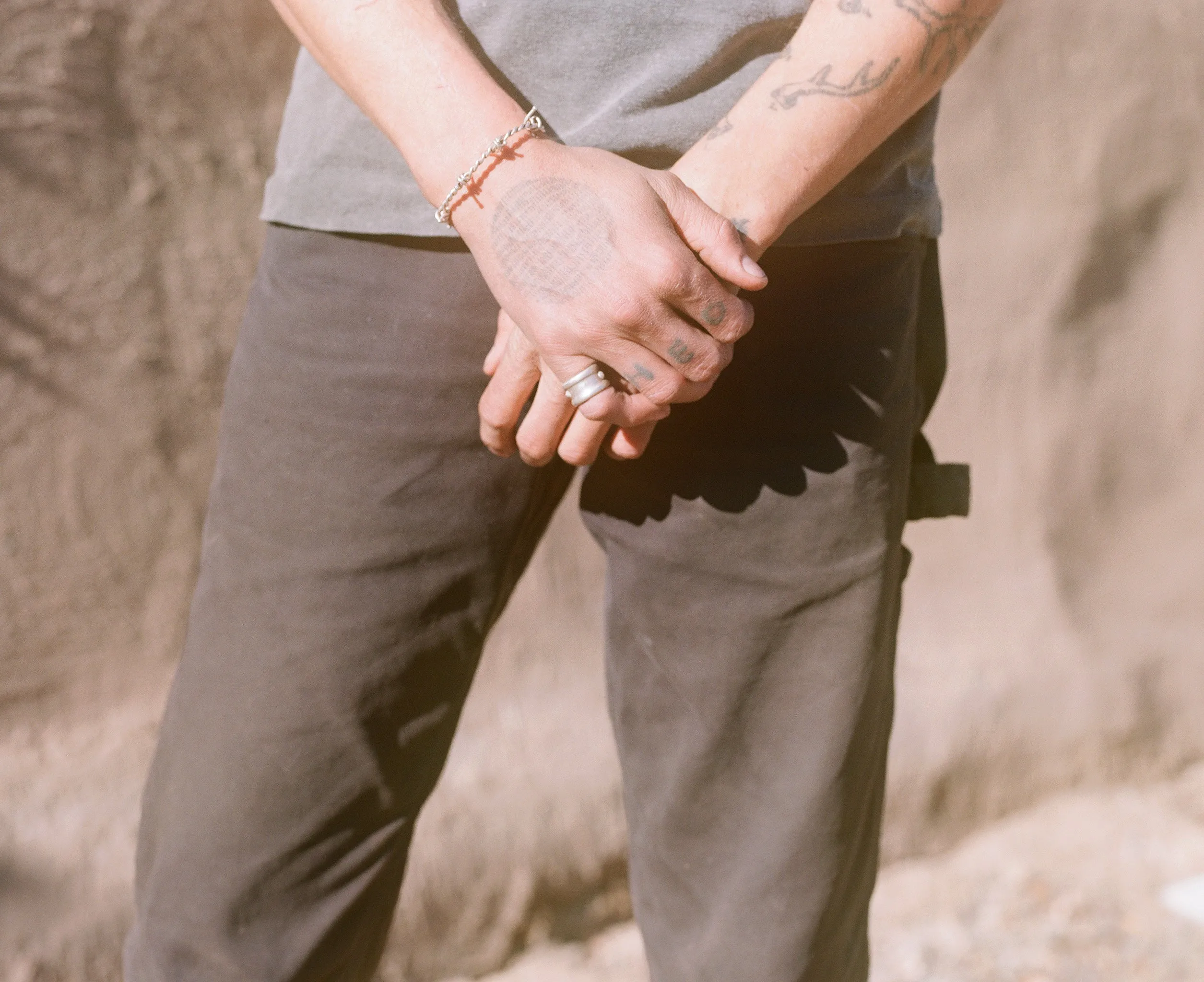 "Don't Fence Me In" Barbed Wire Cuff- Silver