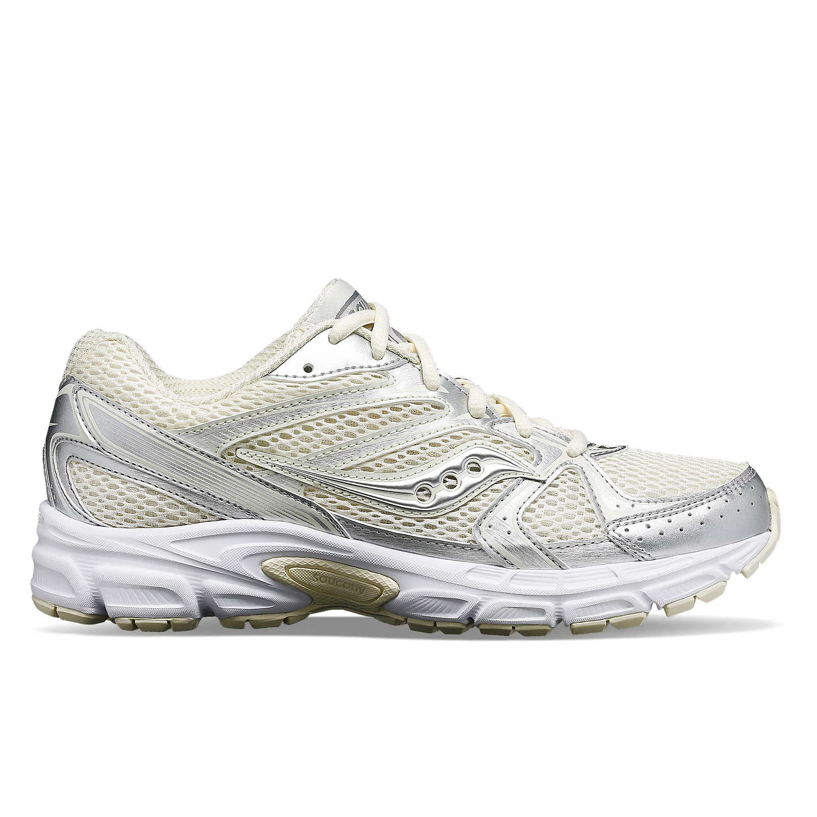 SAUCONY GRID RIDE MILLENIUM - Cream Silver