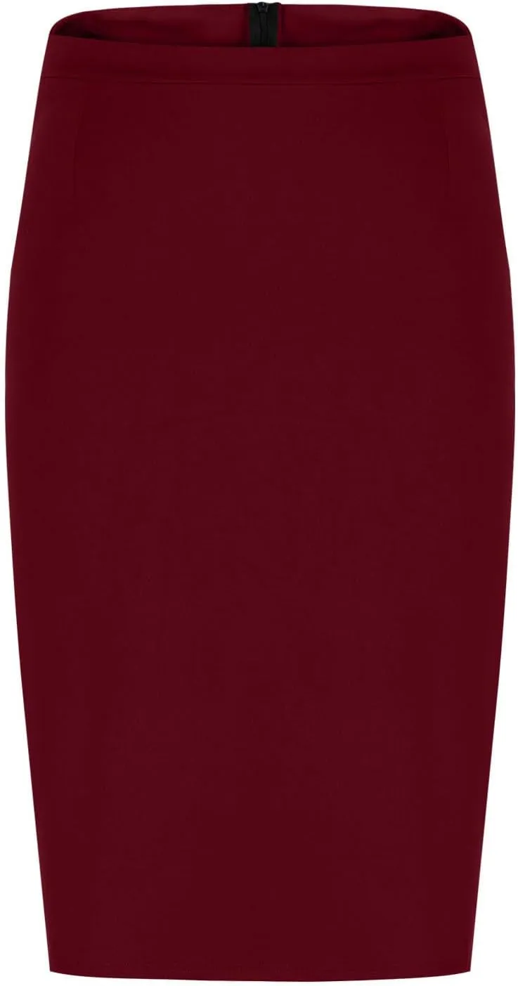 Women's Pencil Skirts Dressy Casual Skirts High Waist Office Skirts Tummy Control Bodycon Skirts Wedding Guest Skirt