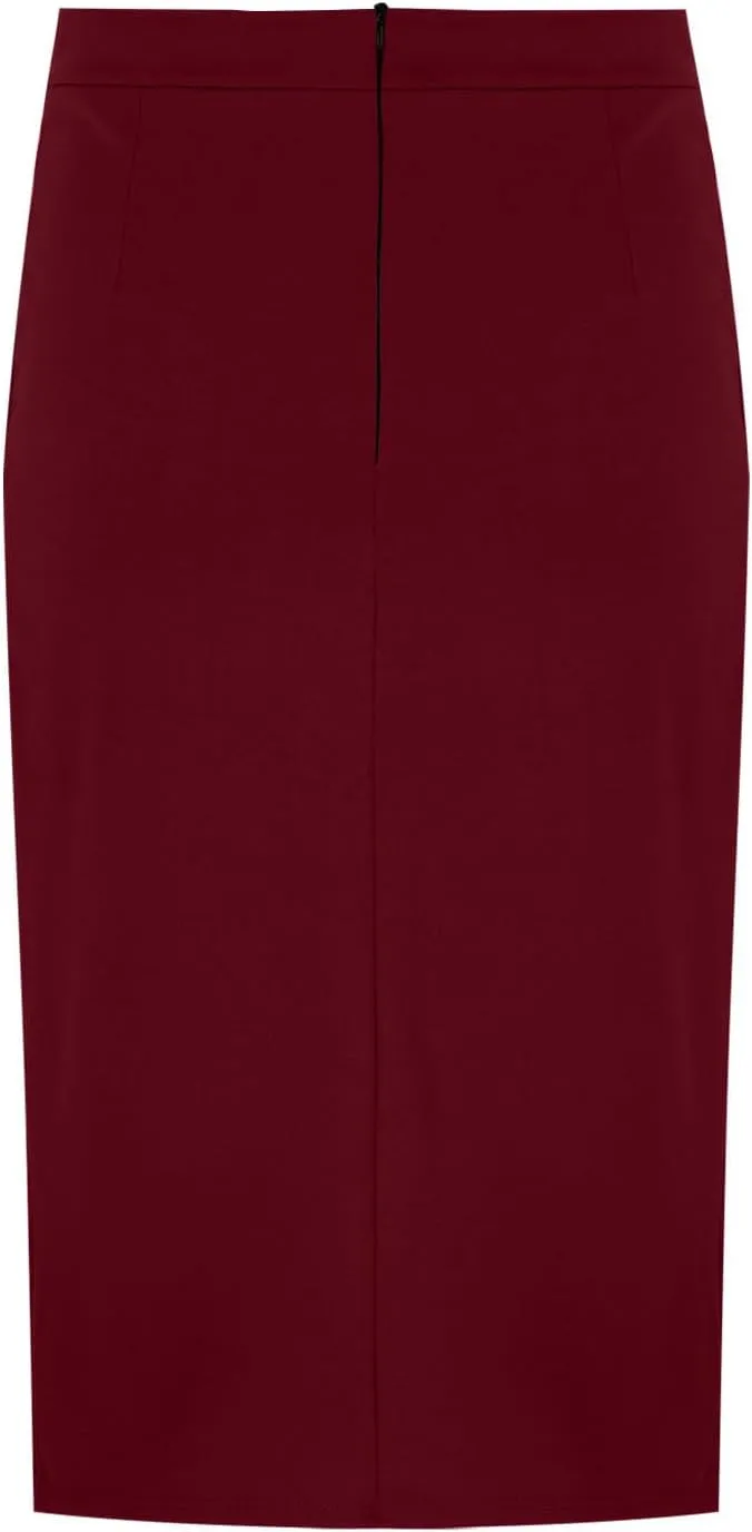 Women's Pencil Skirts Dressy Casual Skirts High Waist Office Skirts Tummy Control Bodycon Skirts Wedding Guest Skirt