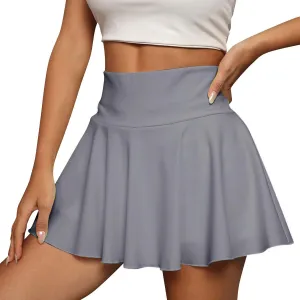 Womens Tennis Skirts High Waisted Tummy Control Pleated Skort Athletic Golf Running Lightweight Skirts with Shorts Pockets